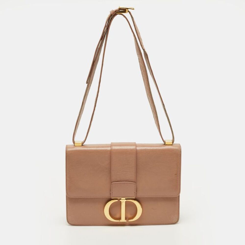 Dior 30 Montaigne Old Rose Leather Shoulder Bag